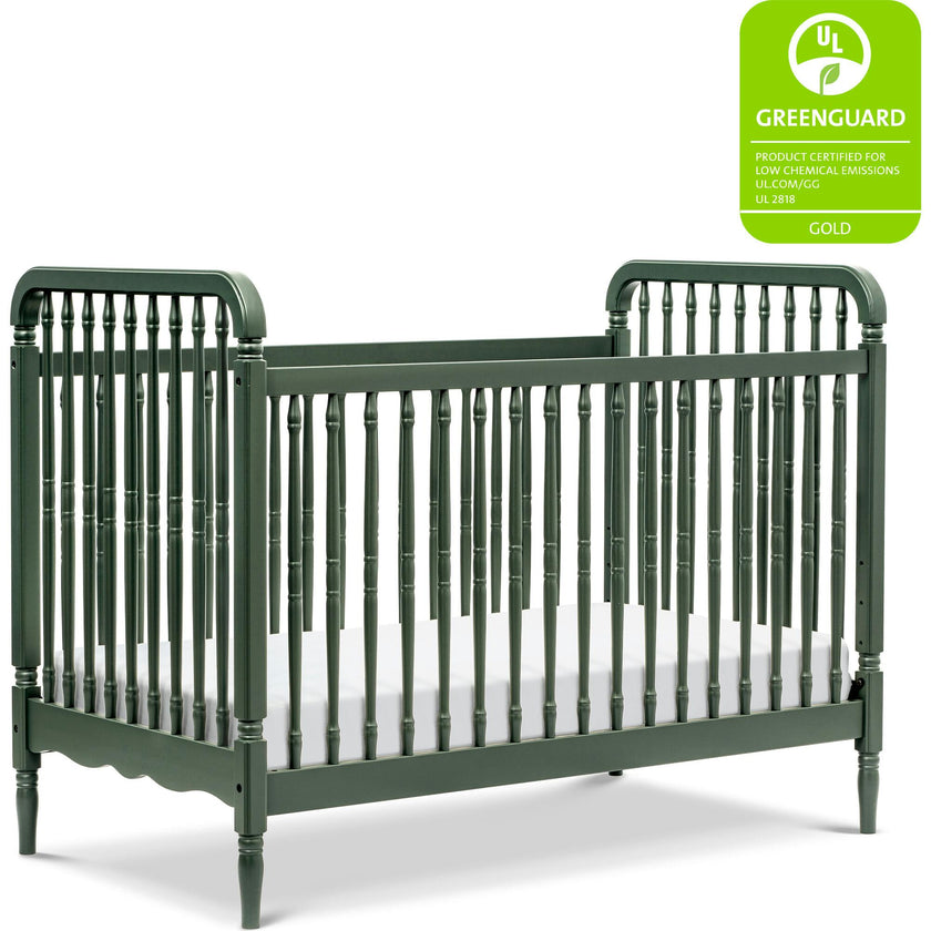 Liberty 3-In-1 Convertible Spindle Crib With Toddler Bed Conversion Kit