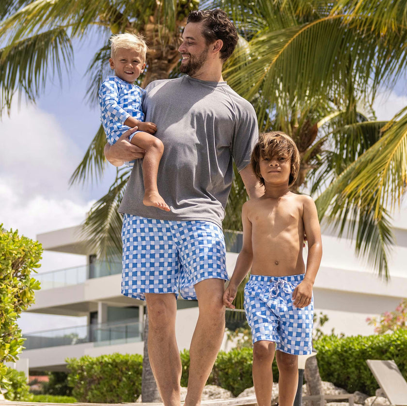 Ocean Grid Swim Short