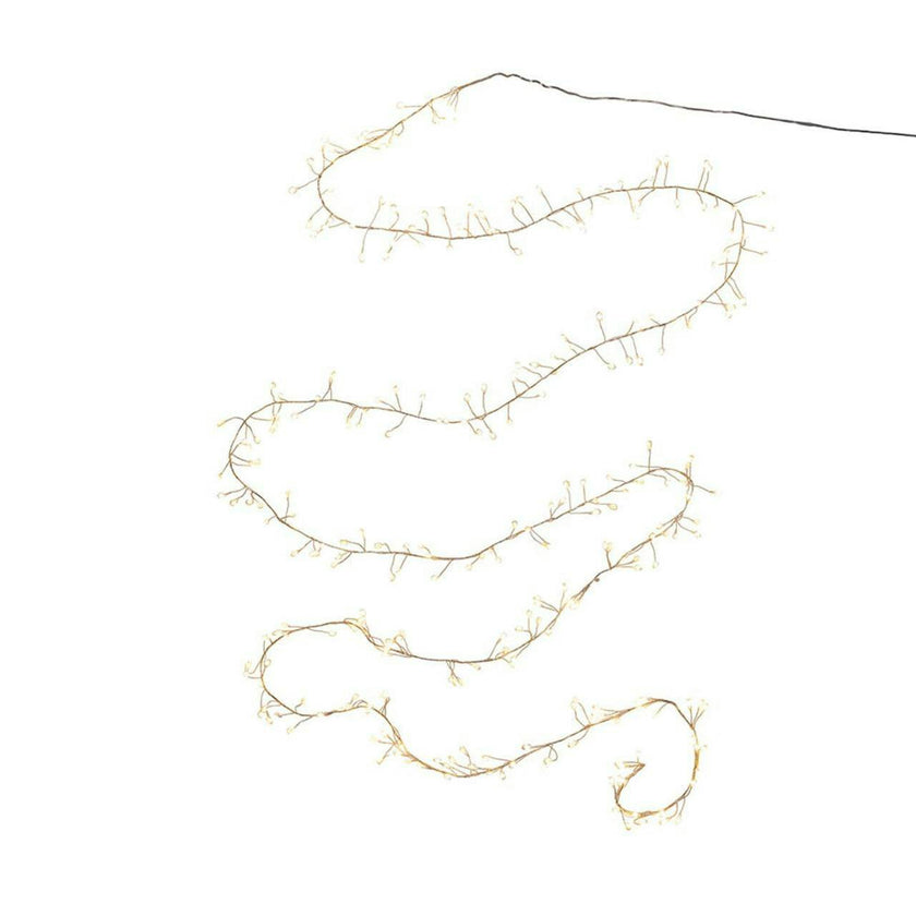 Kurt Adler 300-Light Cluster Garland with Warm White LED Lights