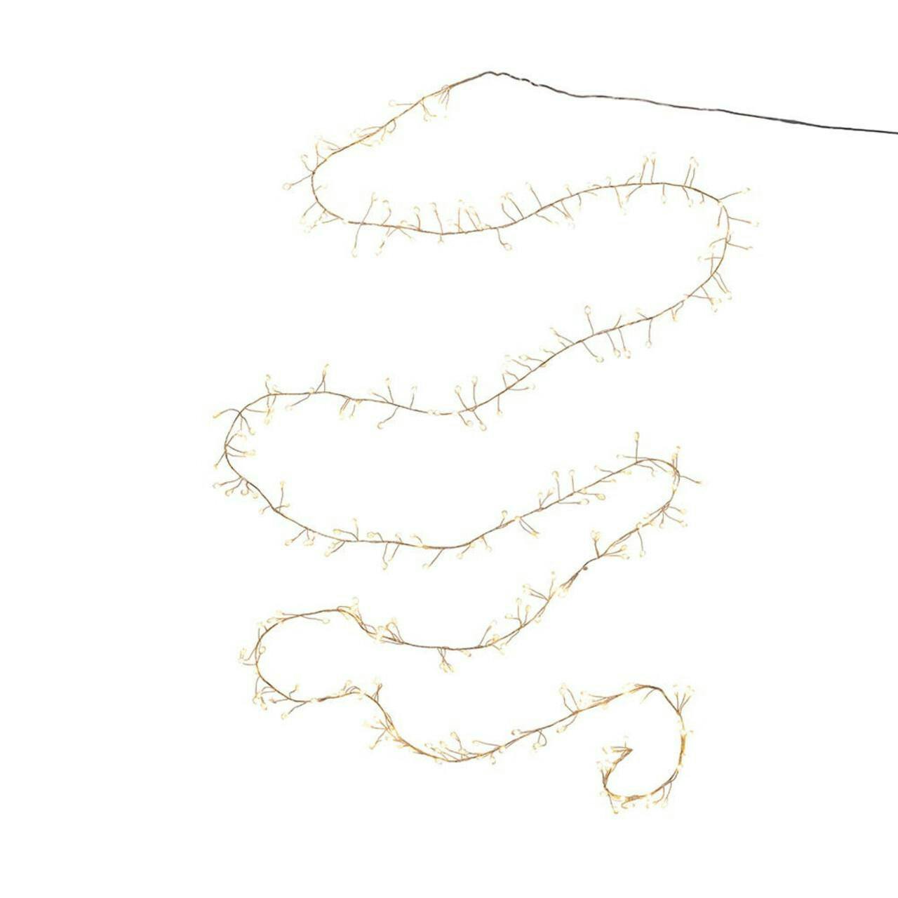 Kurt Adler 300-Light Cluster Garland with Warm White LED Lights