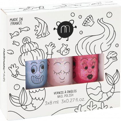 Nail Polish Mermaid Trio