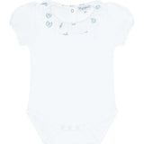 Blue Heart Print Onesie Set