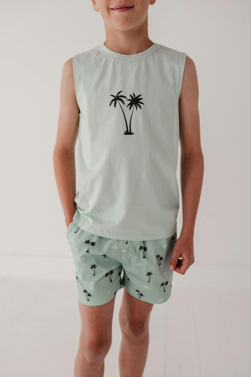 Boy's Twill Beach Shorts