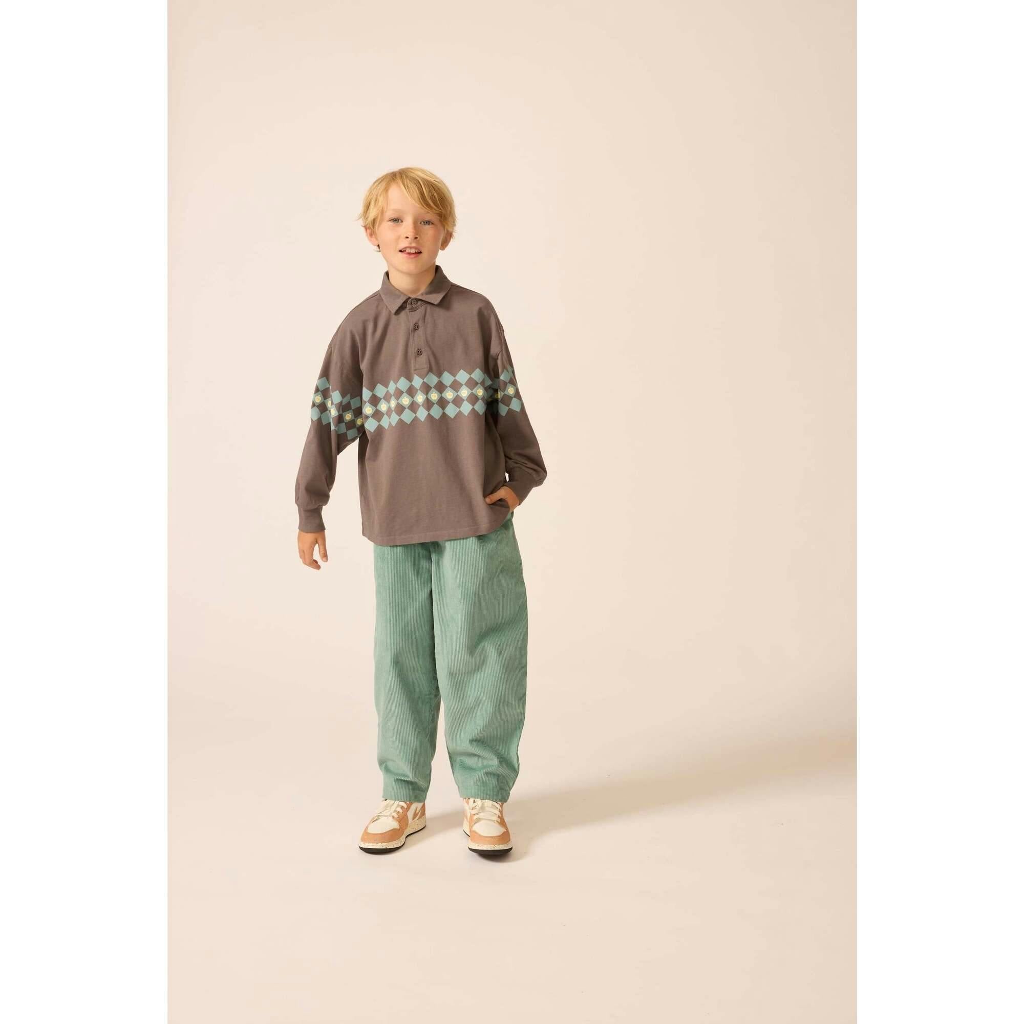 Friday Pant in Teal Tambourine Corduroy