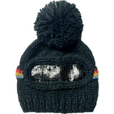 Ski Goggles Beanie - Black