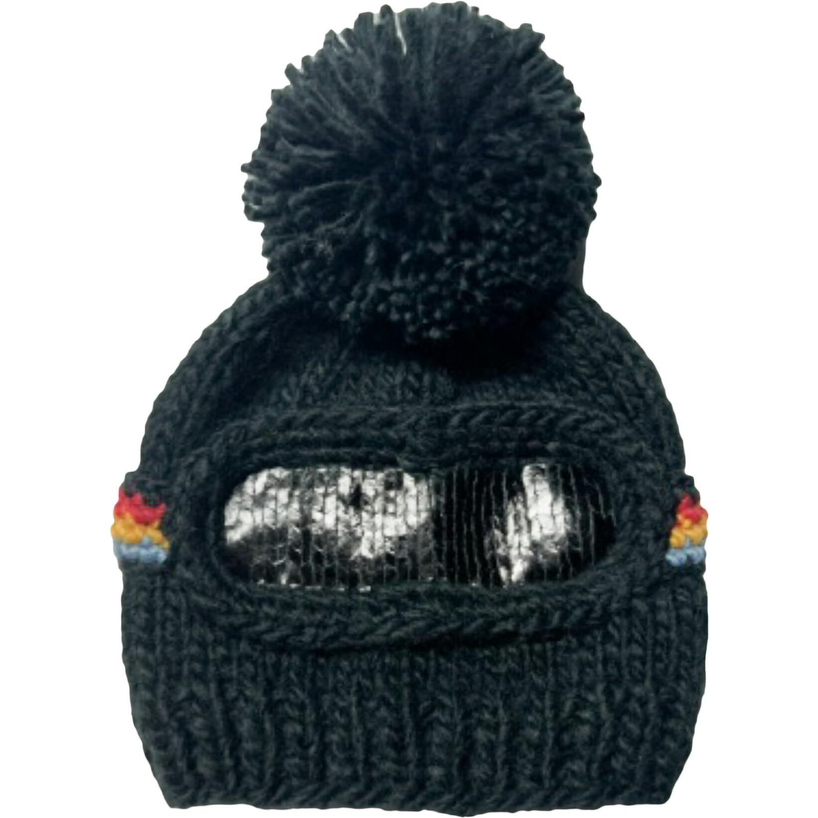 Ski Goggles Beanie - Black