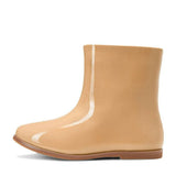 Lila Patent Leather Straight Boots