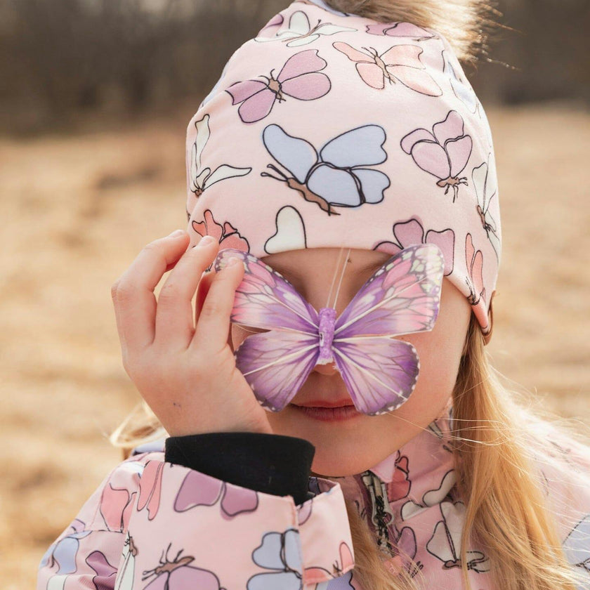 Stretch Jersey Hat With Pompom