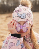 Stretch Jersey Hat With Pompom