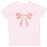 Pearl Bow Patch Short Sleeve T-Shirt