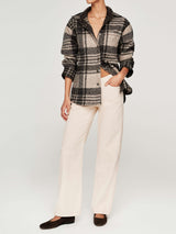 Faye Shirt | Fuzzy Plaid