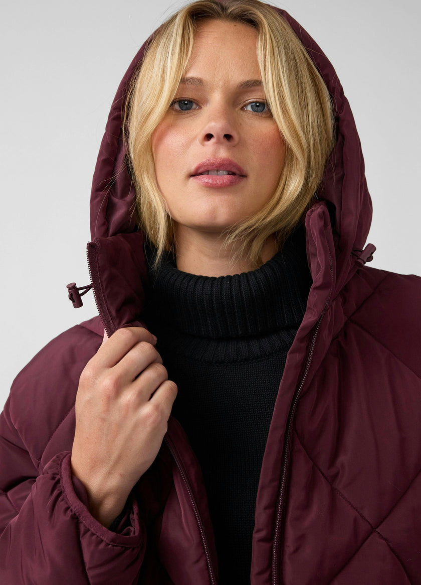Grow with You Longline Maternity Puffer Jacket