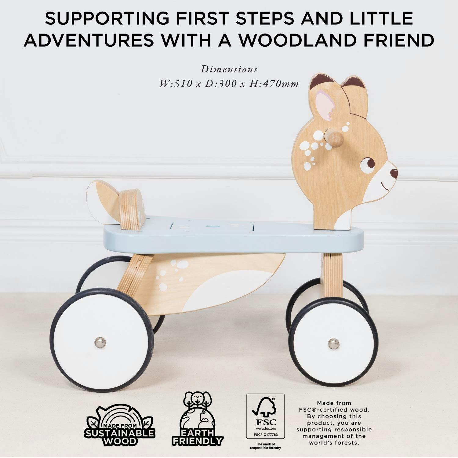 Woodland Ride-On Deer