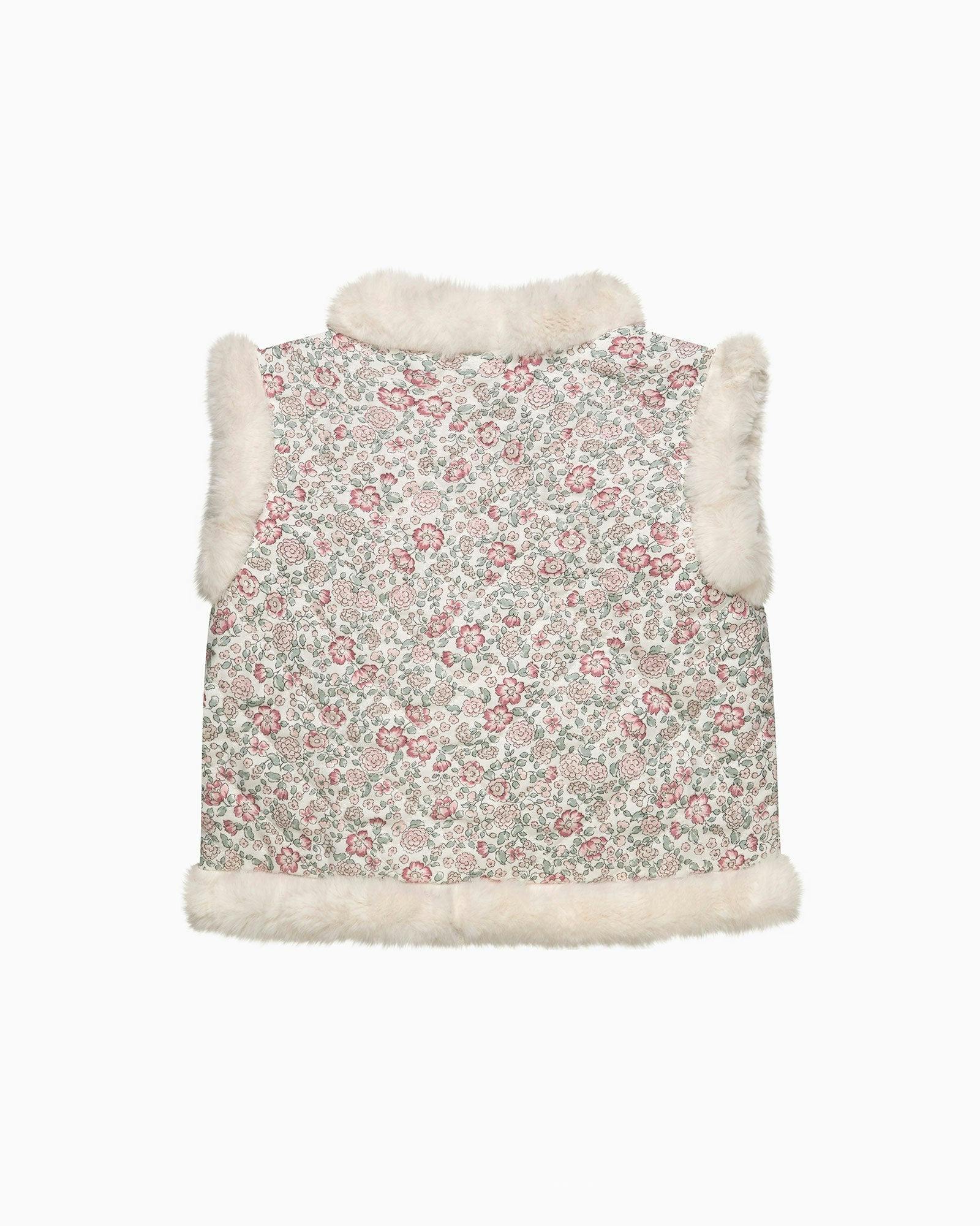 Arabella Quilted Fur Gilet