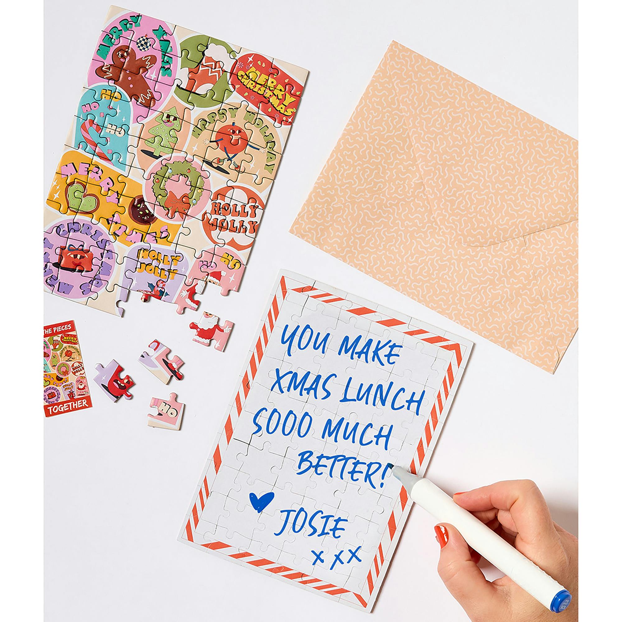 JOS: Jigsaw Greeting Card Puzzle - Happy Holiday