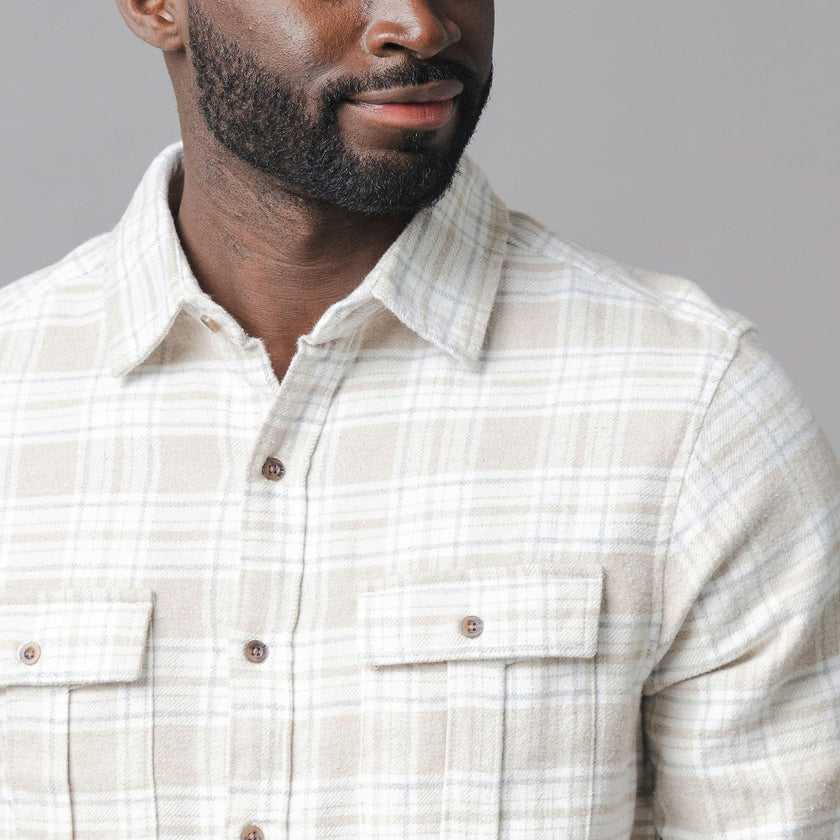 Organic Flannel Double Pocket Shirt