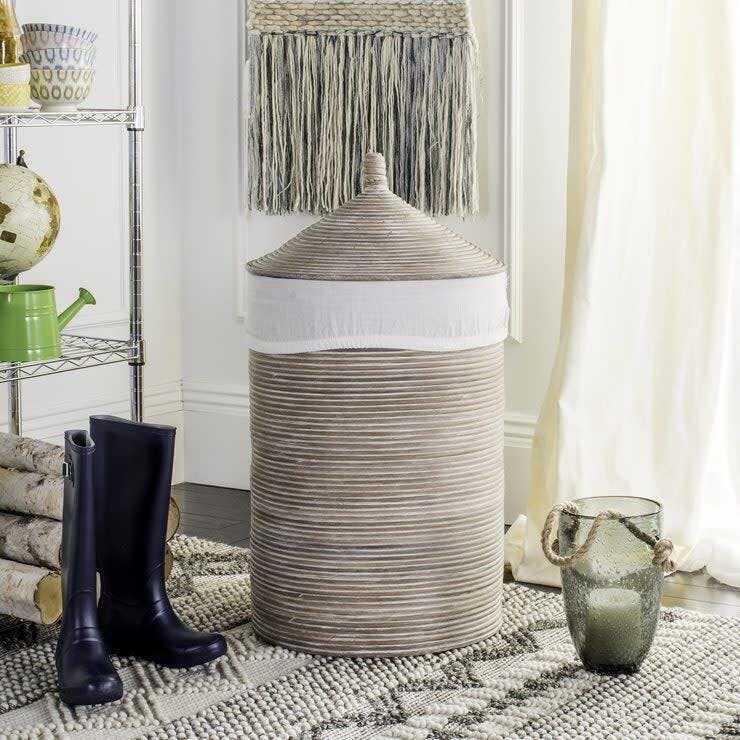 Wellington Rattan Lined Storage Hamper
