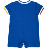 Pique Knit Shortall With Sailboat