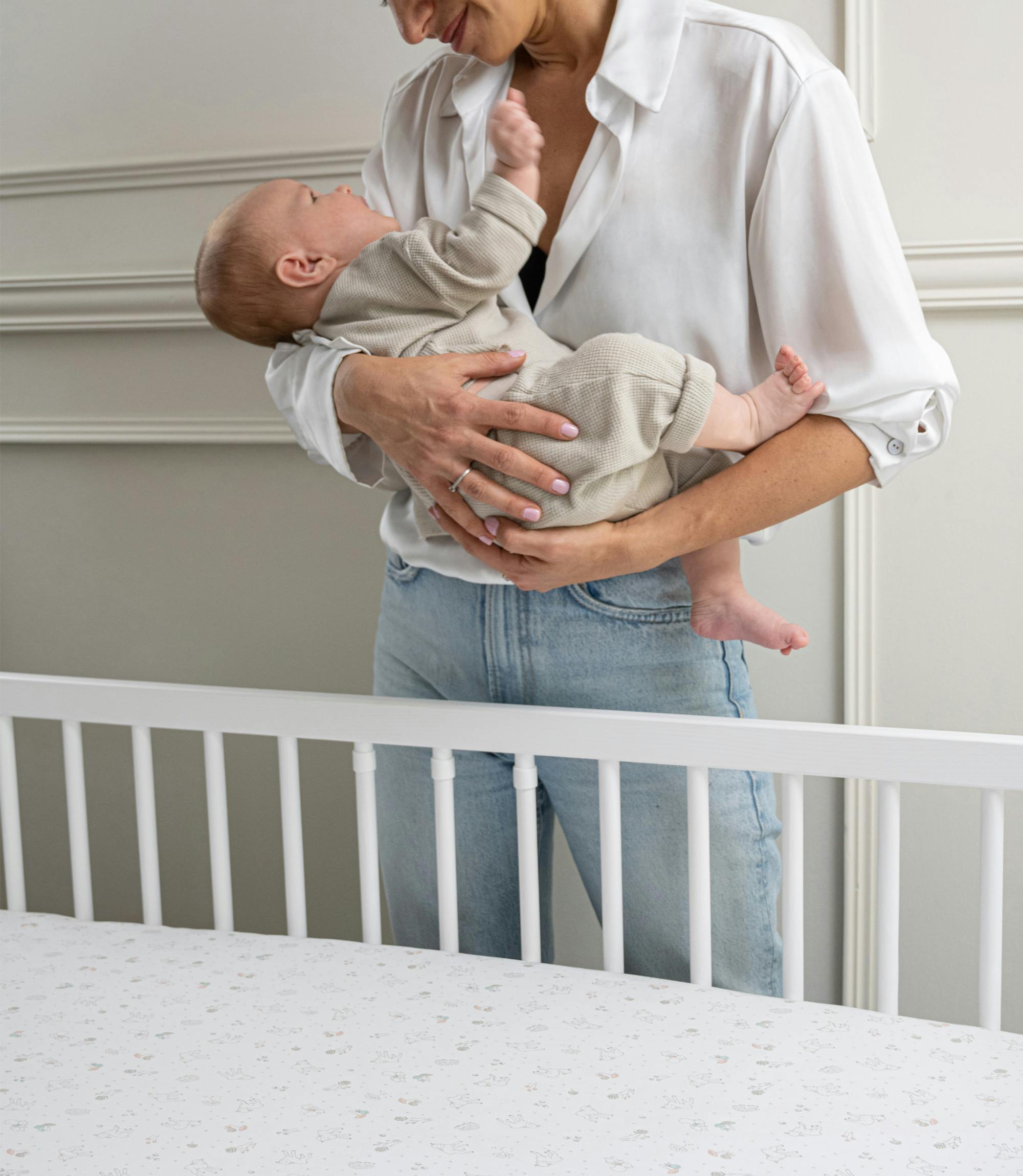 Peruvian Pima Cotton Mini Crib & Pack 'n Play Fitted Sheet – Lambie Meadow