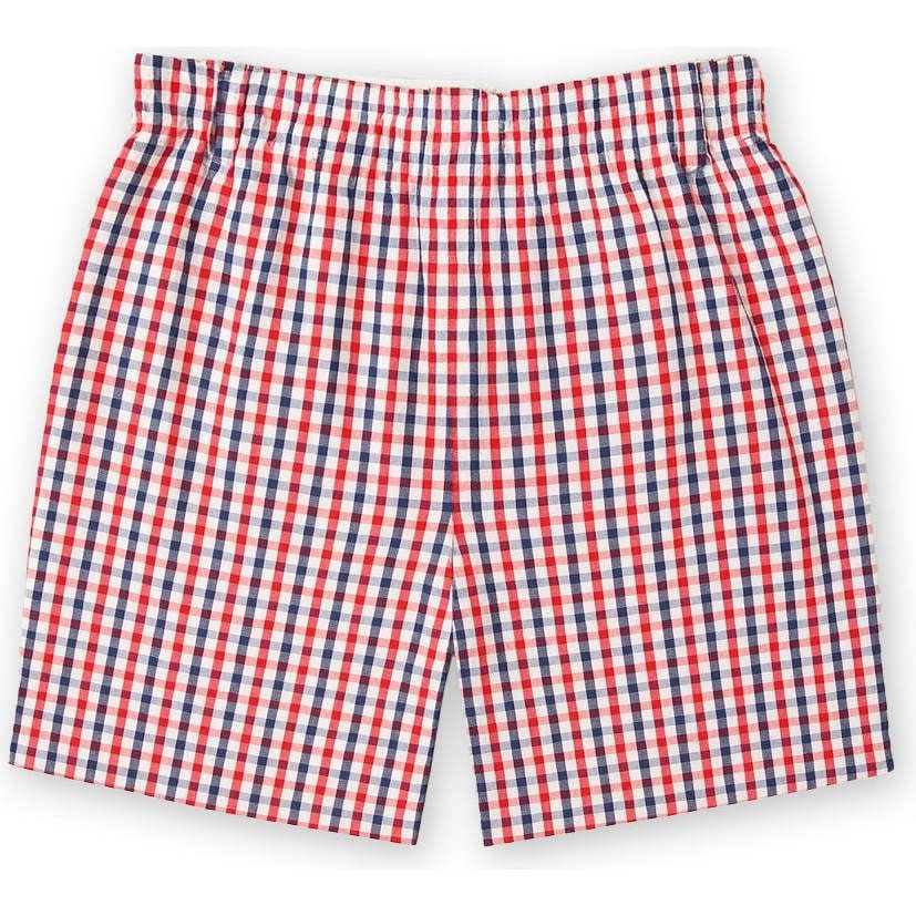 Plaid Seersucker Short