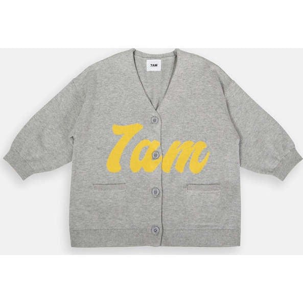 Baby My Boxy Cotton V-Neck Cardigan