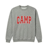 CAMP Custom Varsity Crewneck Sweatshirt, Gray