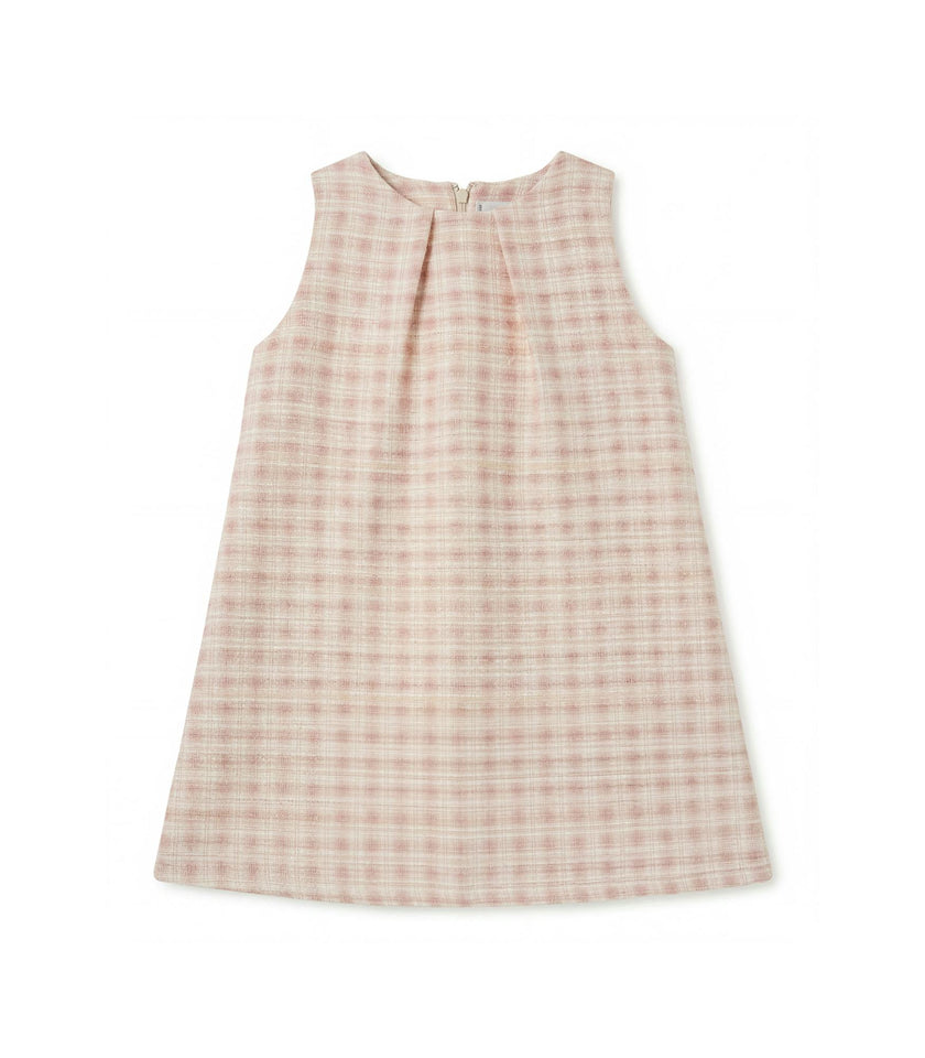 Edith Baby Dress Sleeveless, Pink Gold