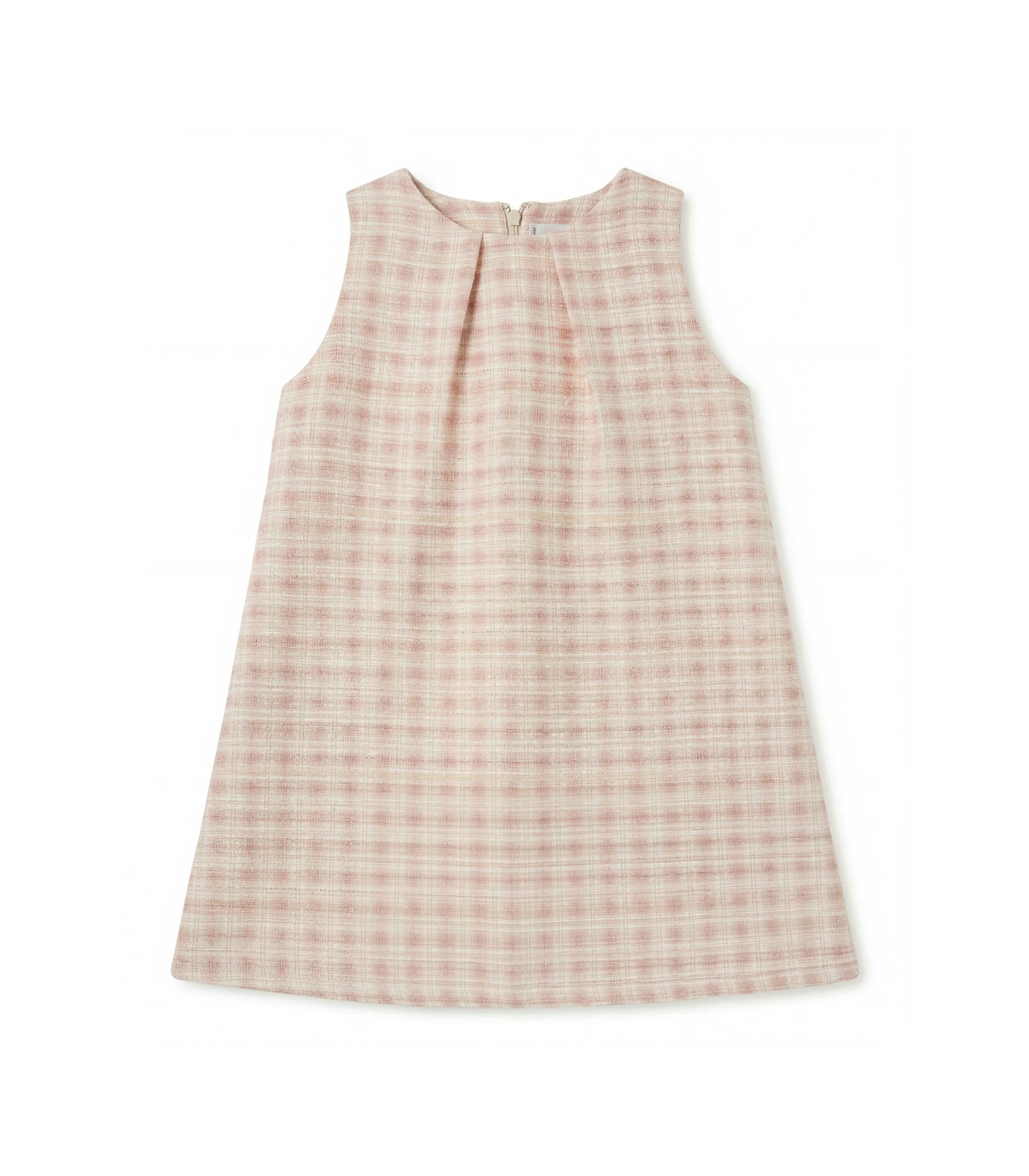 Edith Baby Dress Sleeveless, Pink Gold