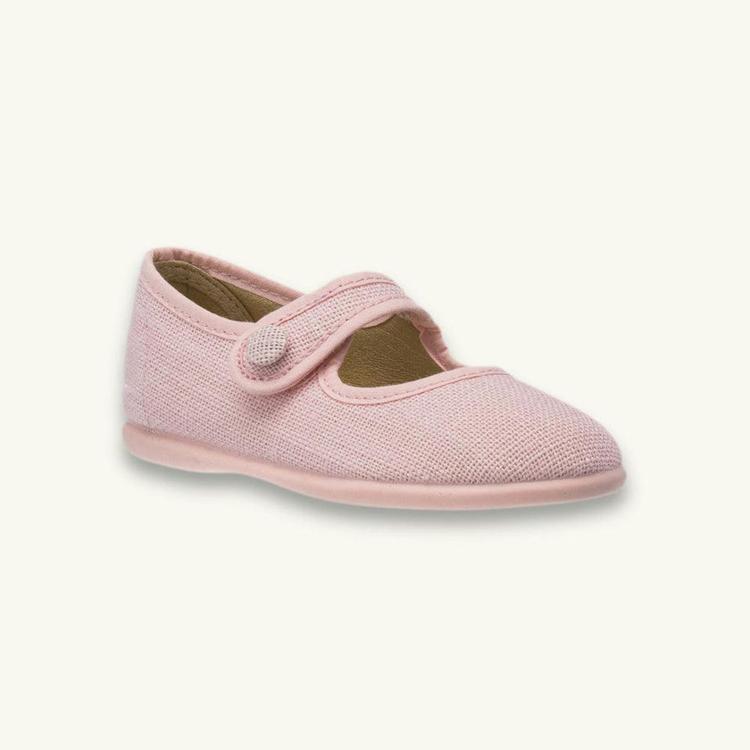 Linen Mary Jane | Pink