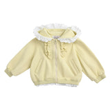 Light Yellow Ruffle Skirt Set