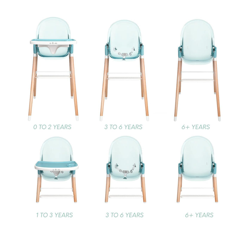 Children of Design 6 in 1 Deluxe High Chair
