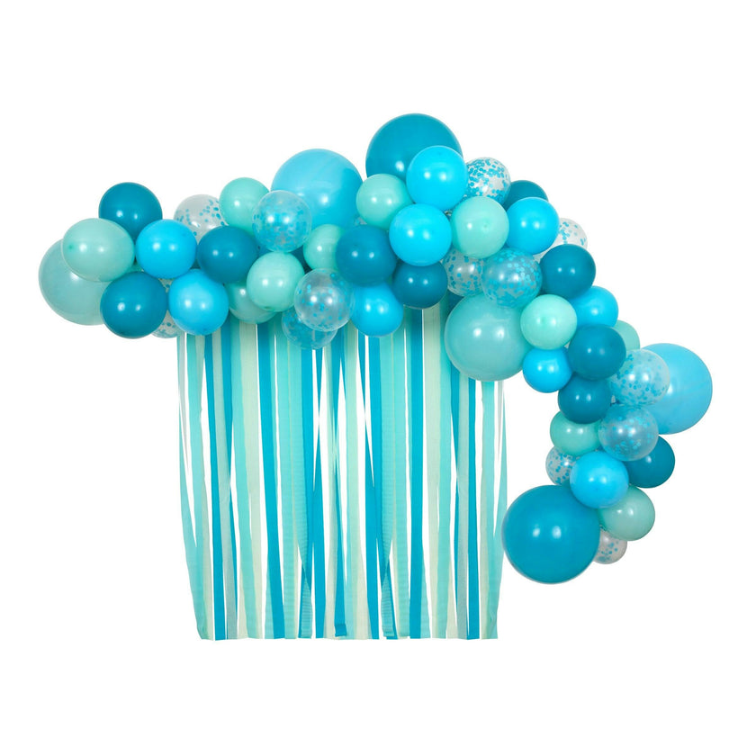 Blue Balloons And Streamers Kit