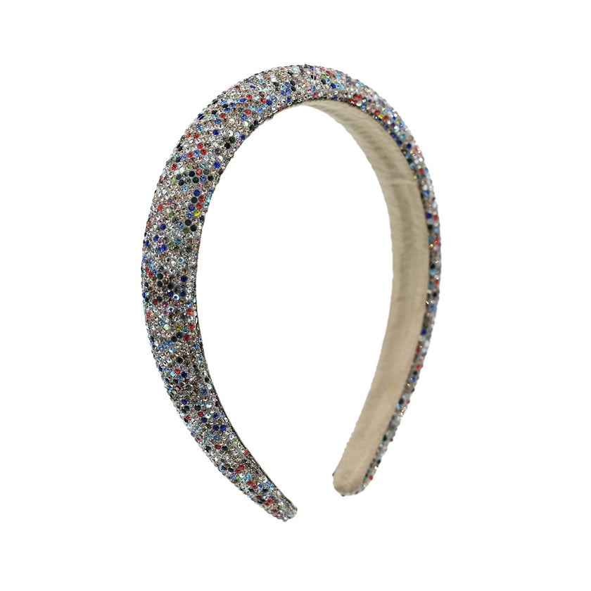 Multicolored Gemstone Rose Gold Headband