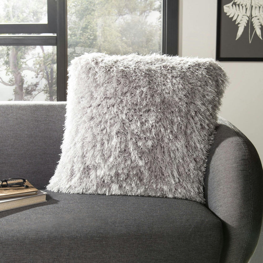 Shag Modish Metallic Pillow