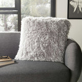 Shag Modish Metallic Pillow