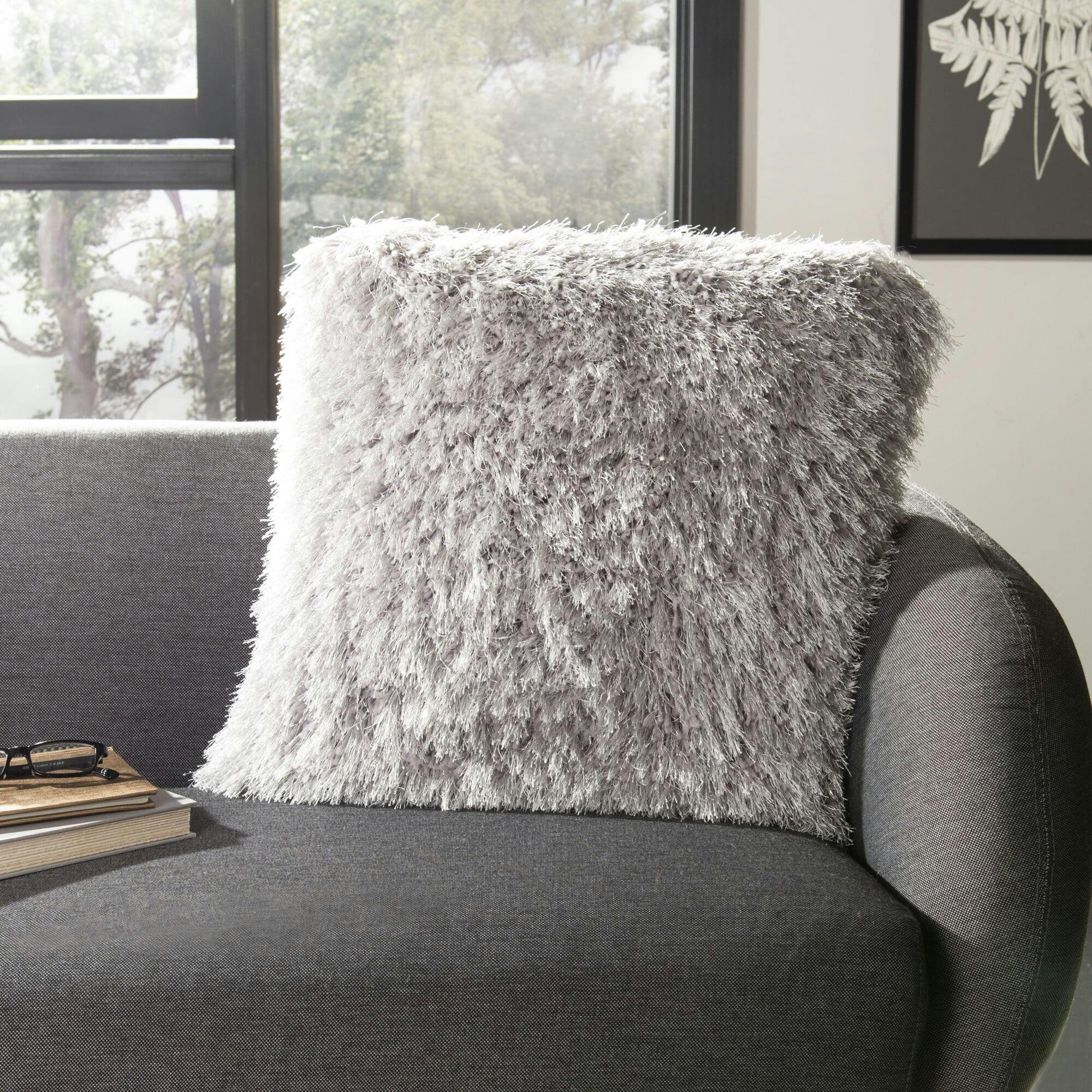 Shag Modish Metallic Pillow