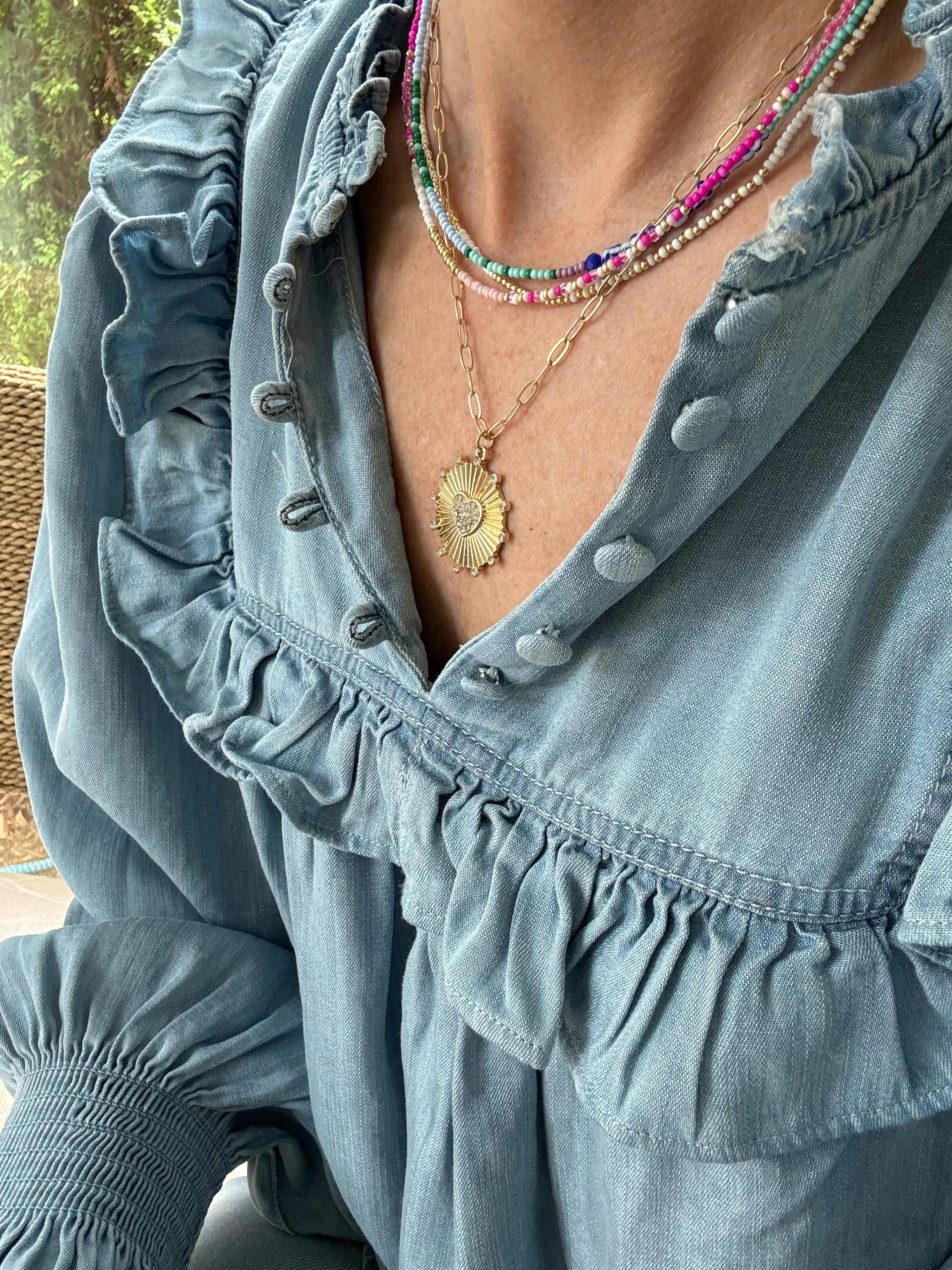 Kokomo Tiny Beaded Necklace