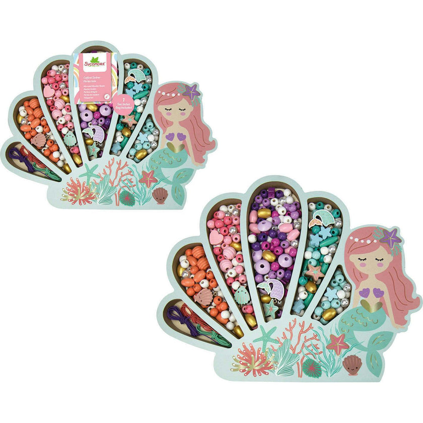 Les Perles -Mermaid Wooden Beads - 4y+
