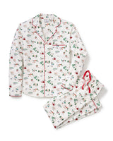 Men's Twill Pajama Set in North Pole Chronicles