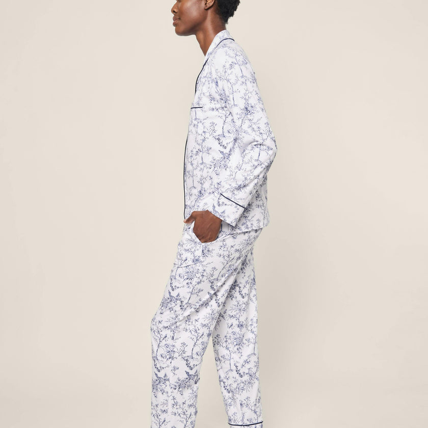 Women's Pima Pajama Set in Timeless Toile