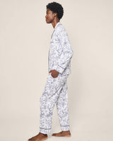 Women's Pima Pajama Set in Timeless Toile