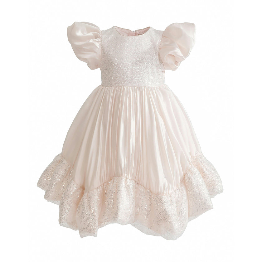 Pink Aurora Glitter Party Dress