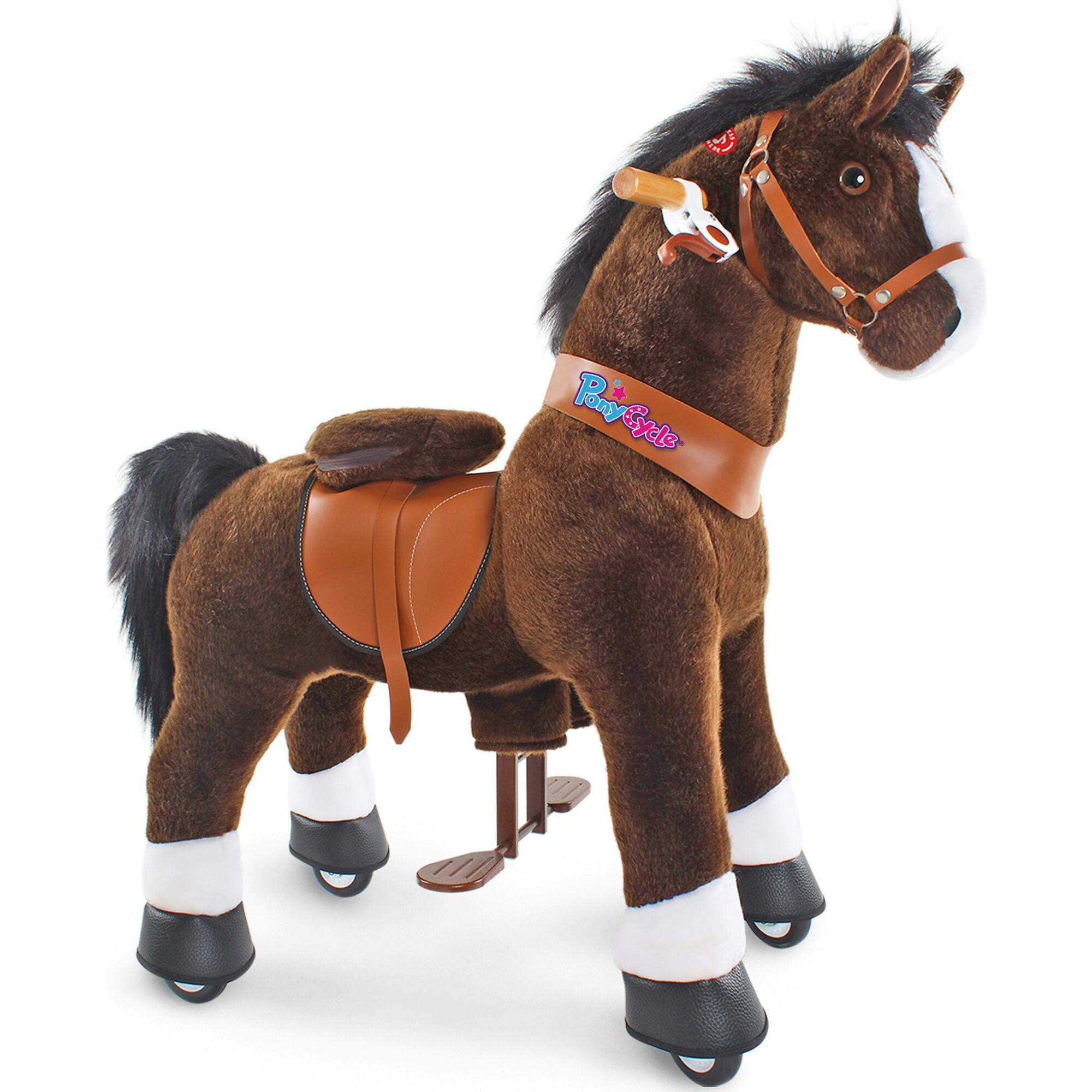Model U® Horse Ride-On Toy Age 4–7 – Chocolate