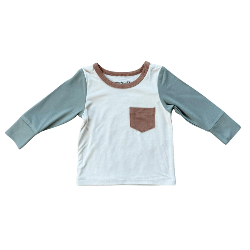 Boy's Colorblock Pocket Shirt