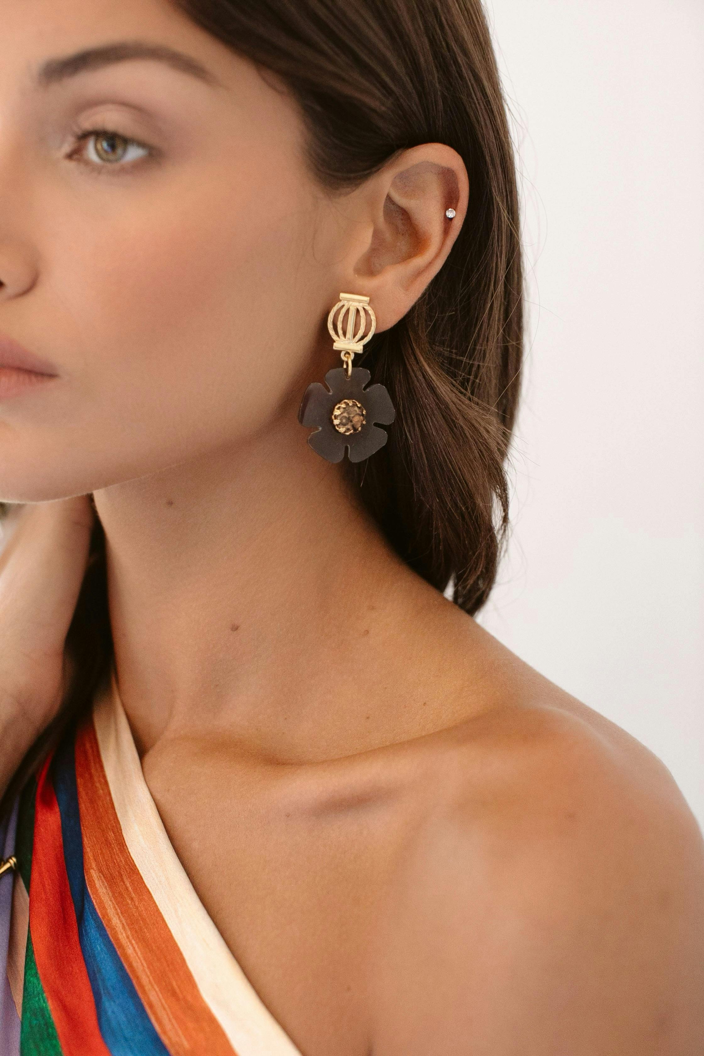 Moonflower Earrings