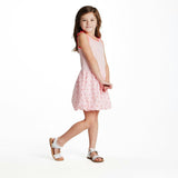 Girls Bubble Dress | Watermelon Rainbow Print