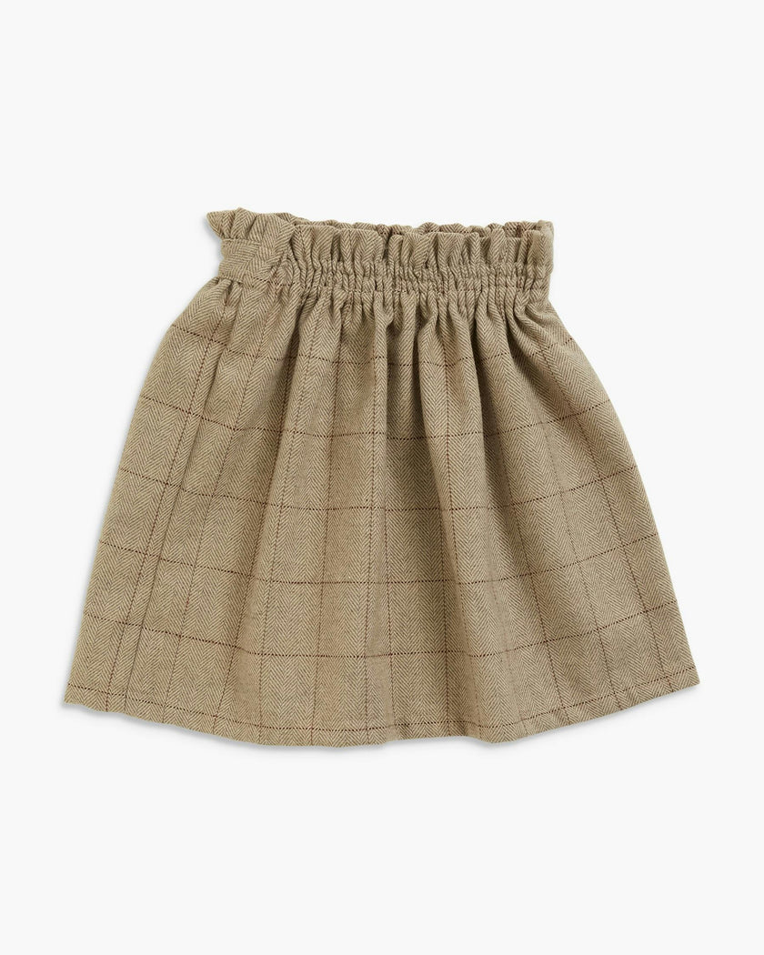 Viana Skirt Beige Tweed