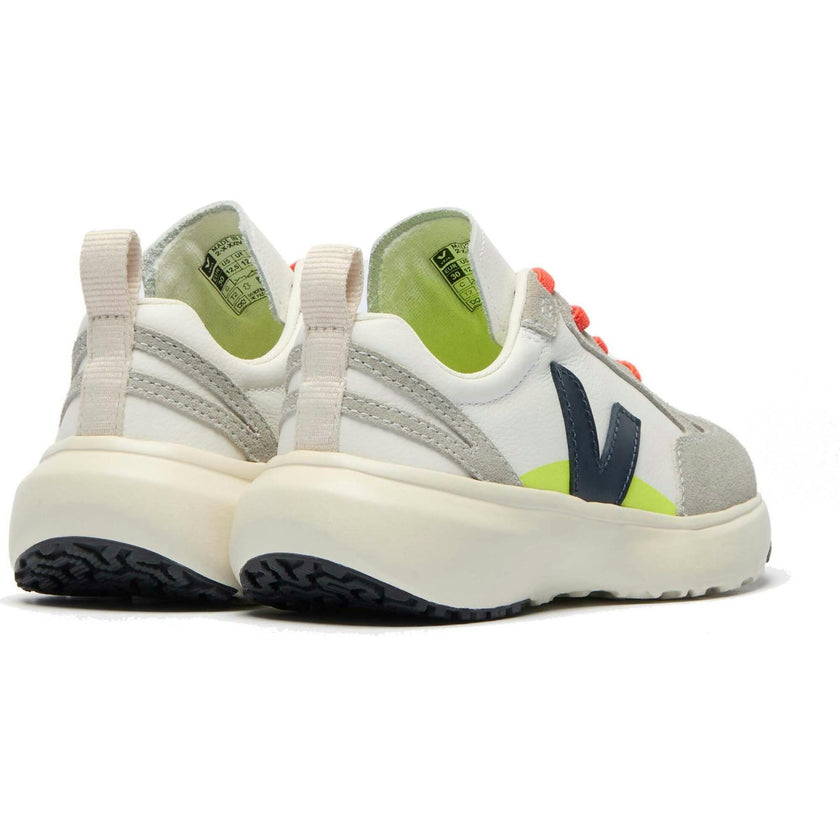 VEJA Canary Leather Sneakers - Neon Nautical