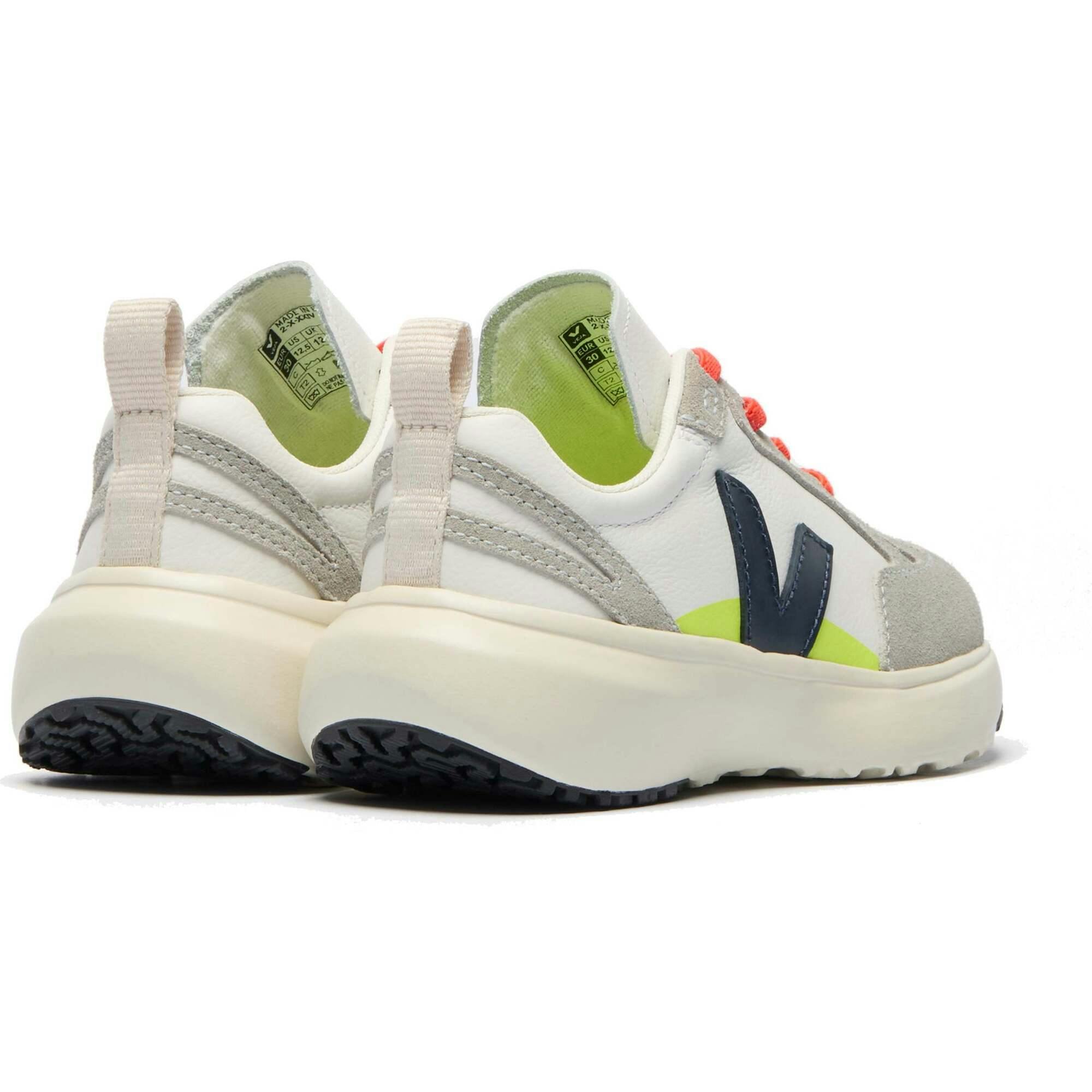 VEJA Canary Leather Sneakers - Neon Nautical