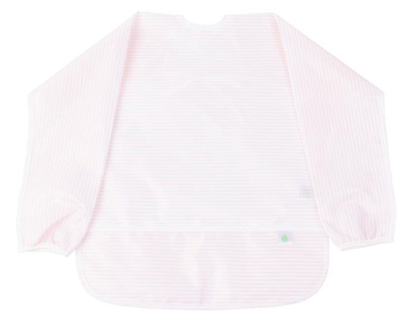 The Cover Everything Bib in Pink Stripe